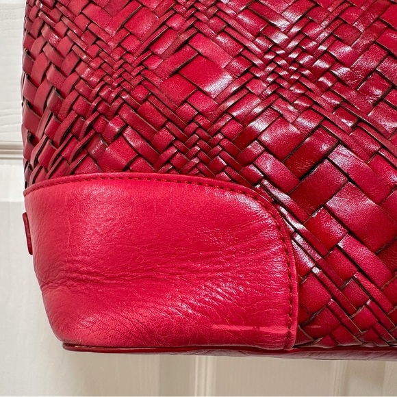 Cole Haan Optical Weave Leather Large Tote - Picture 8 of 15